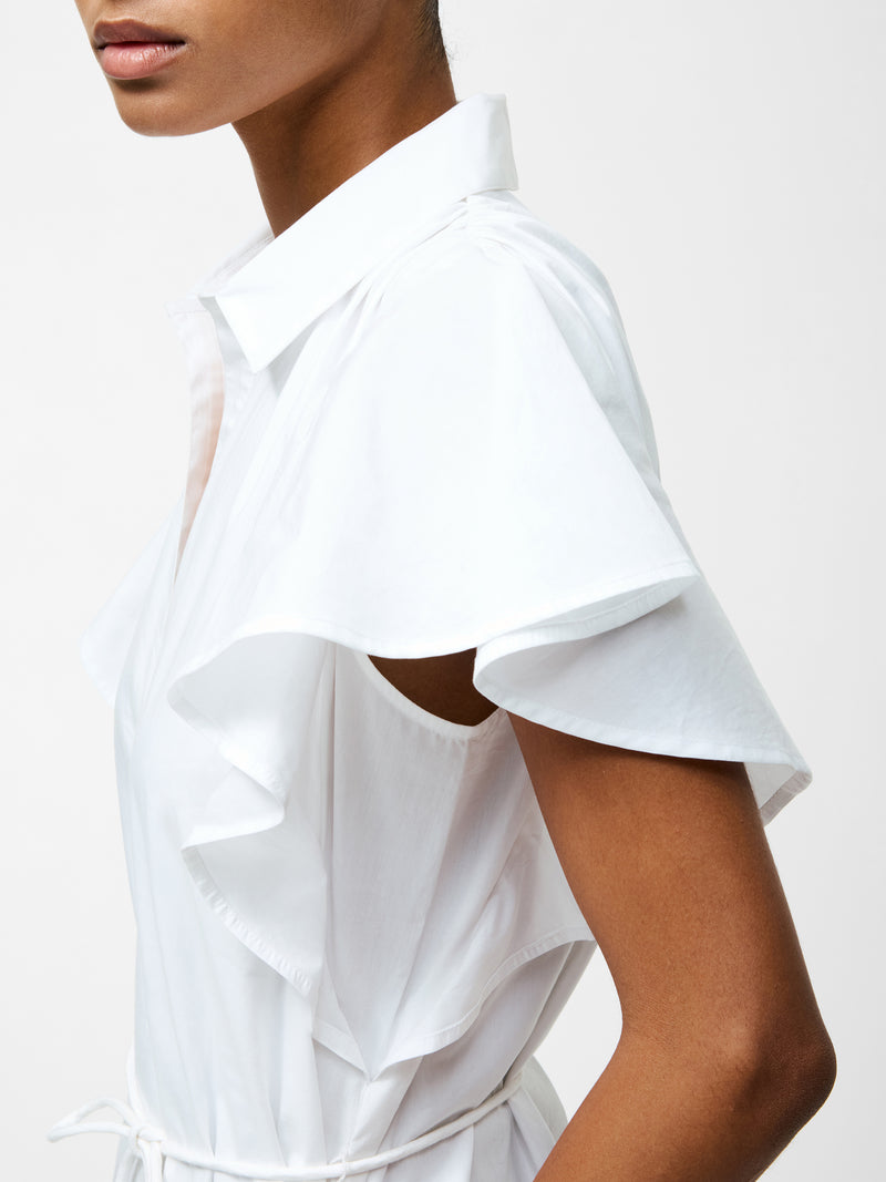 Cambria Cotton Belted Midi Dress