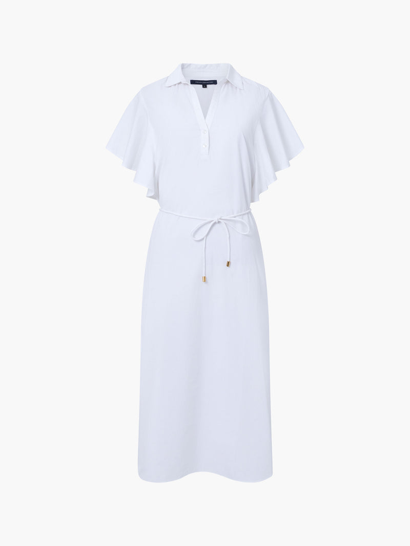 Cambria Cotton Belted Midi Dress