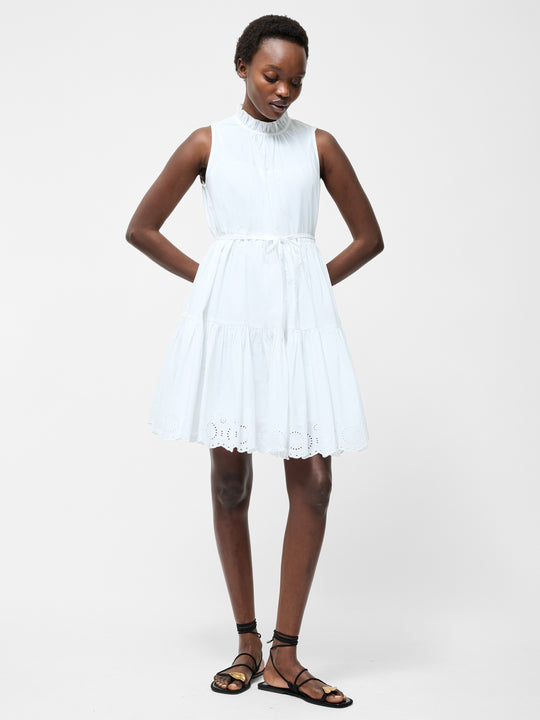 Tiered Broderie Mix Dress