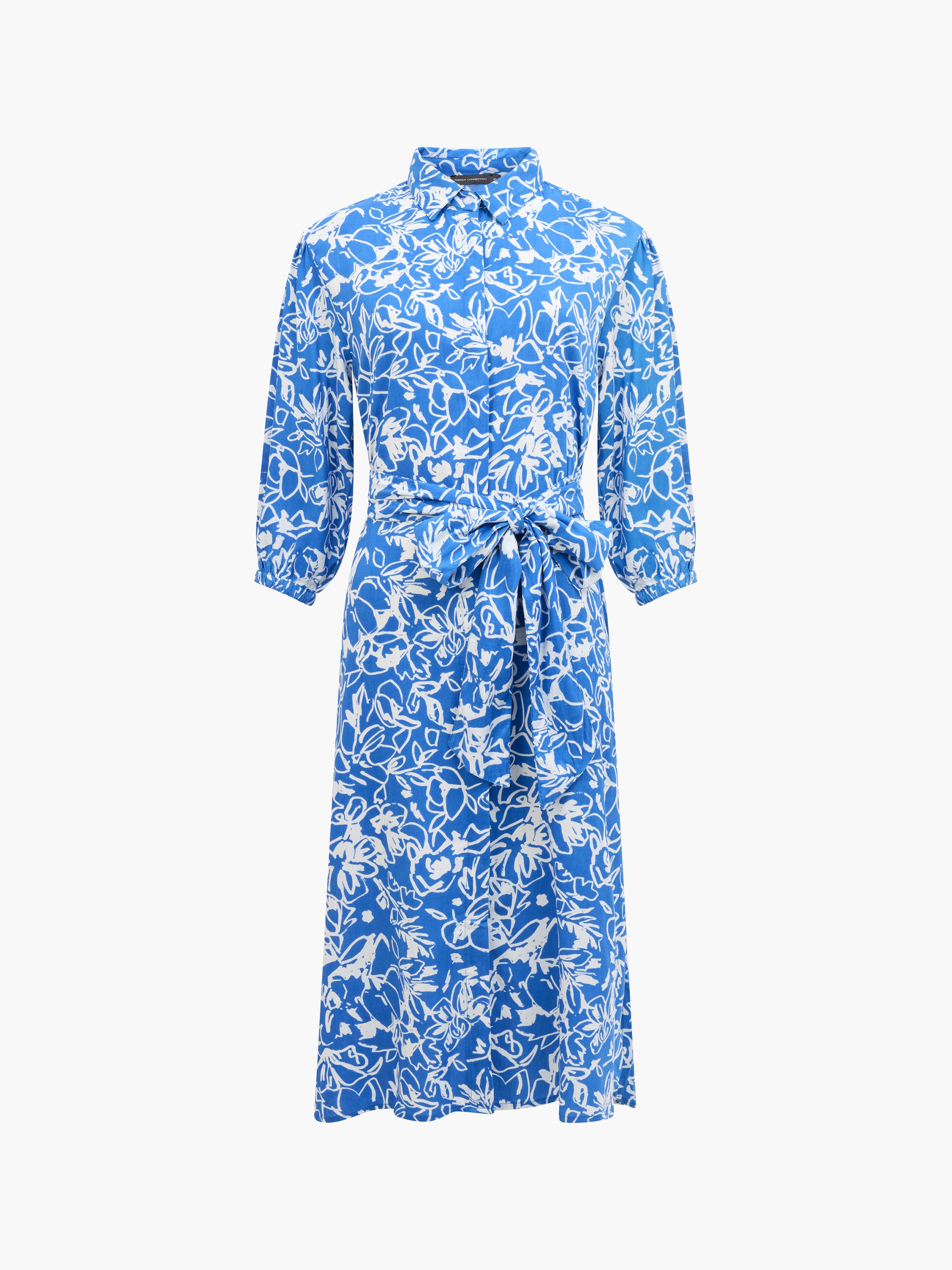 Fayola Belted Shirt Dress
