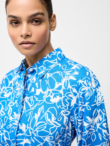 Fayola Belted Shirt Dress