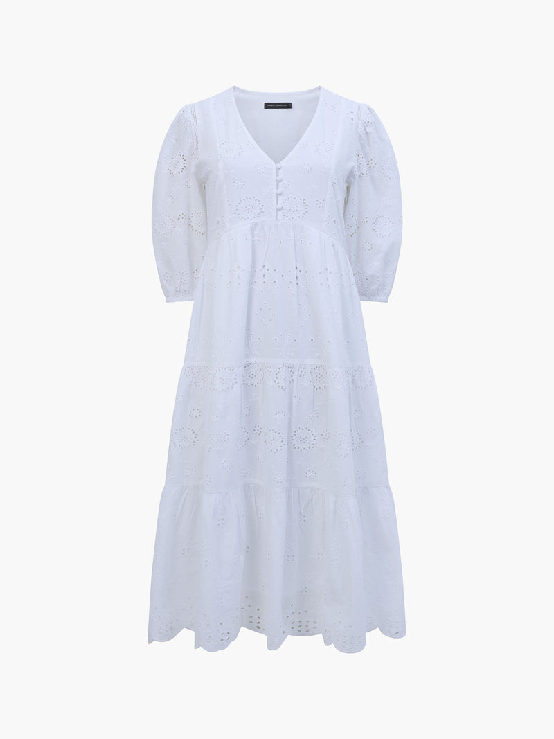 Broderie Anglaise Tiered Dress