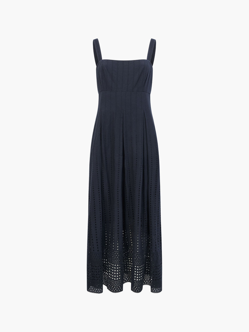 Broderie Strap Dress