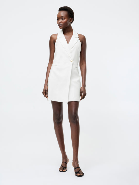 Halterneck Blazer Mini Dress