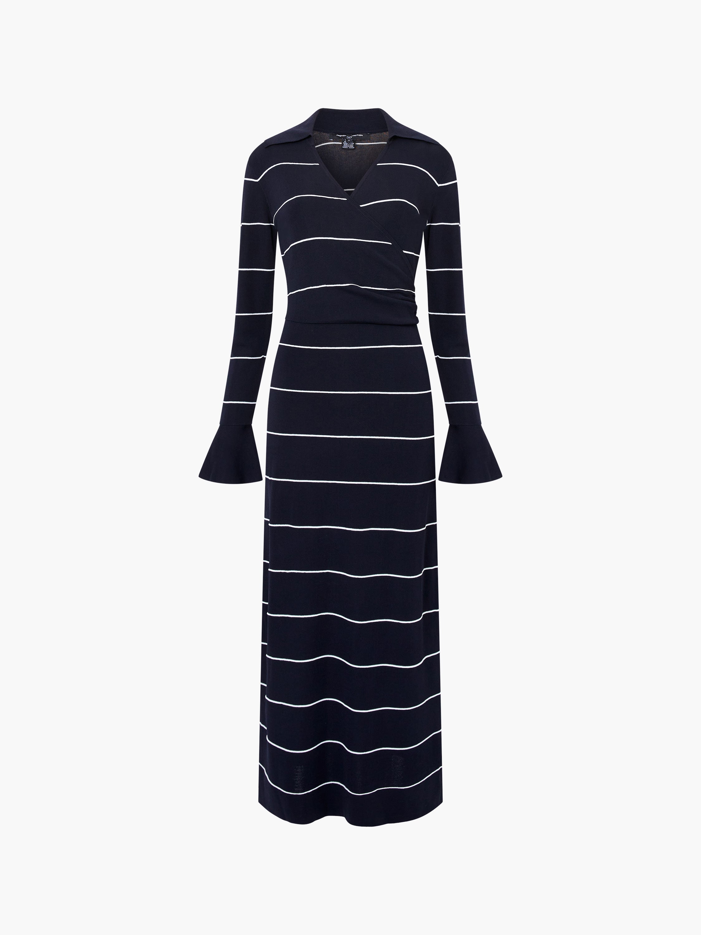 Ottie Knitted Stripe Maxi Dress