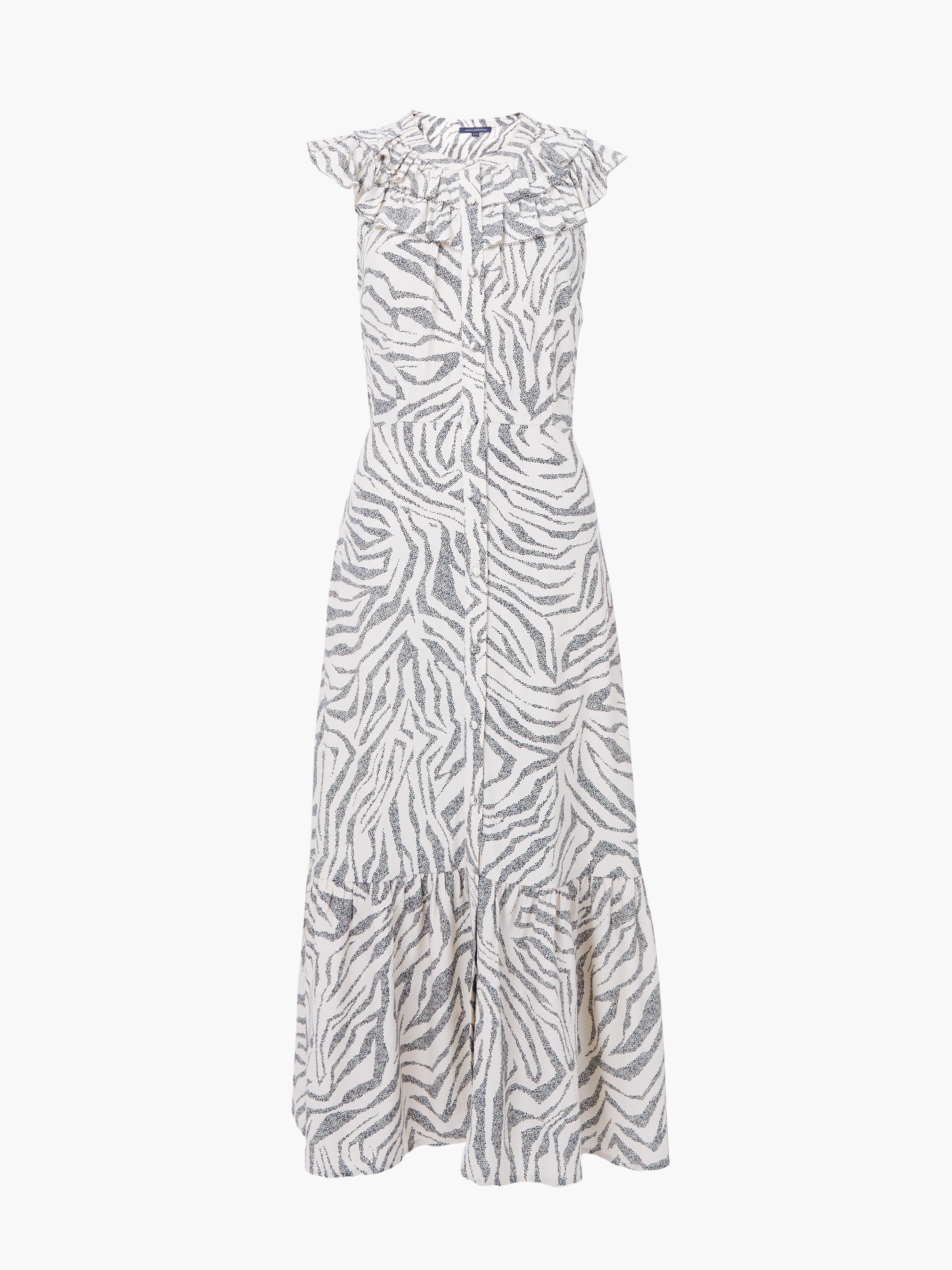 Josie Eco Delphine Ruffle Midi Dress