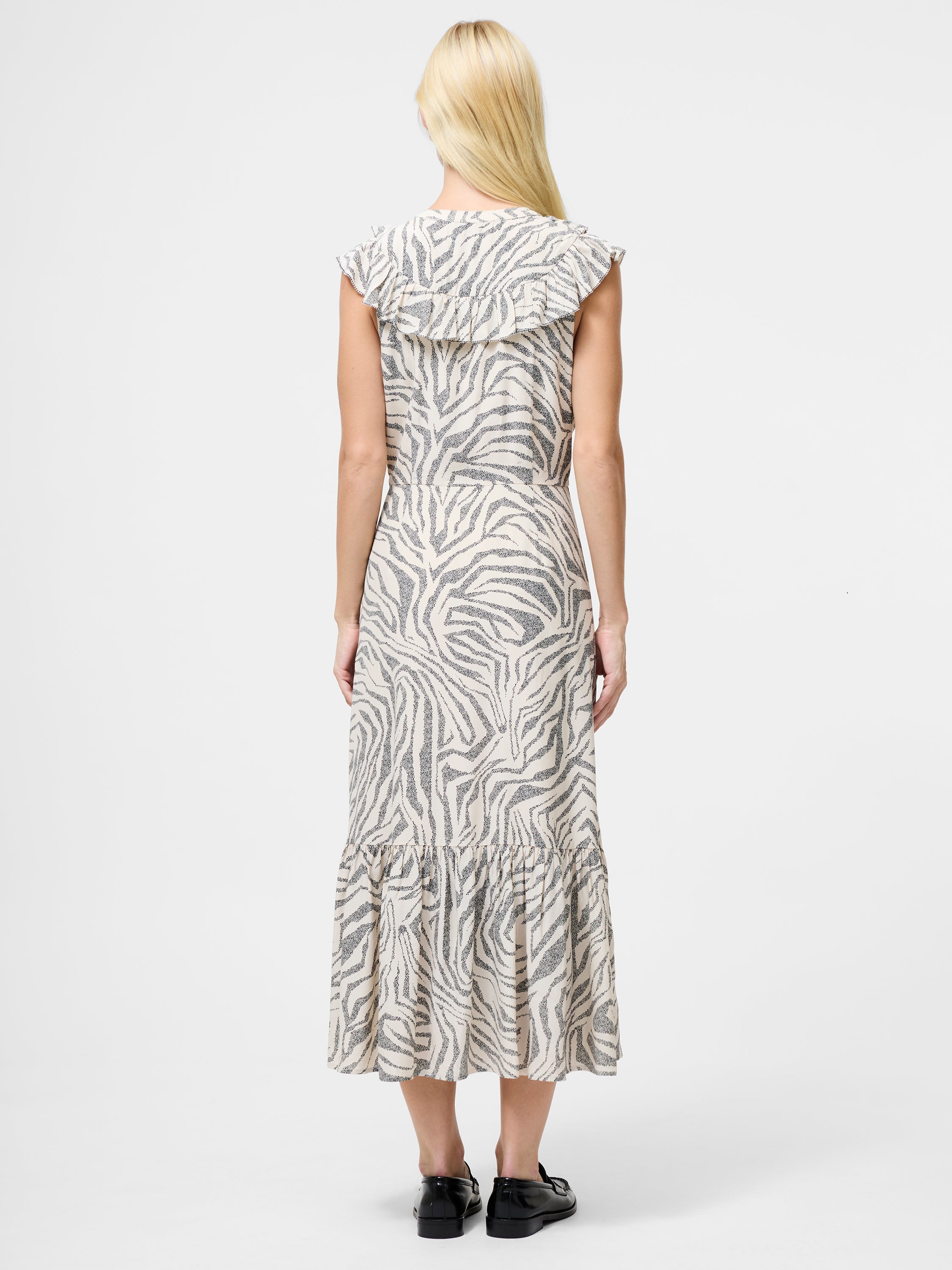 Josie Eco Delphine Ruffle Midi Dress