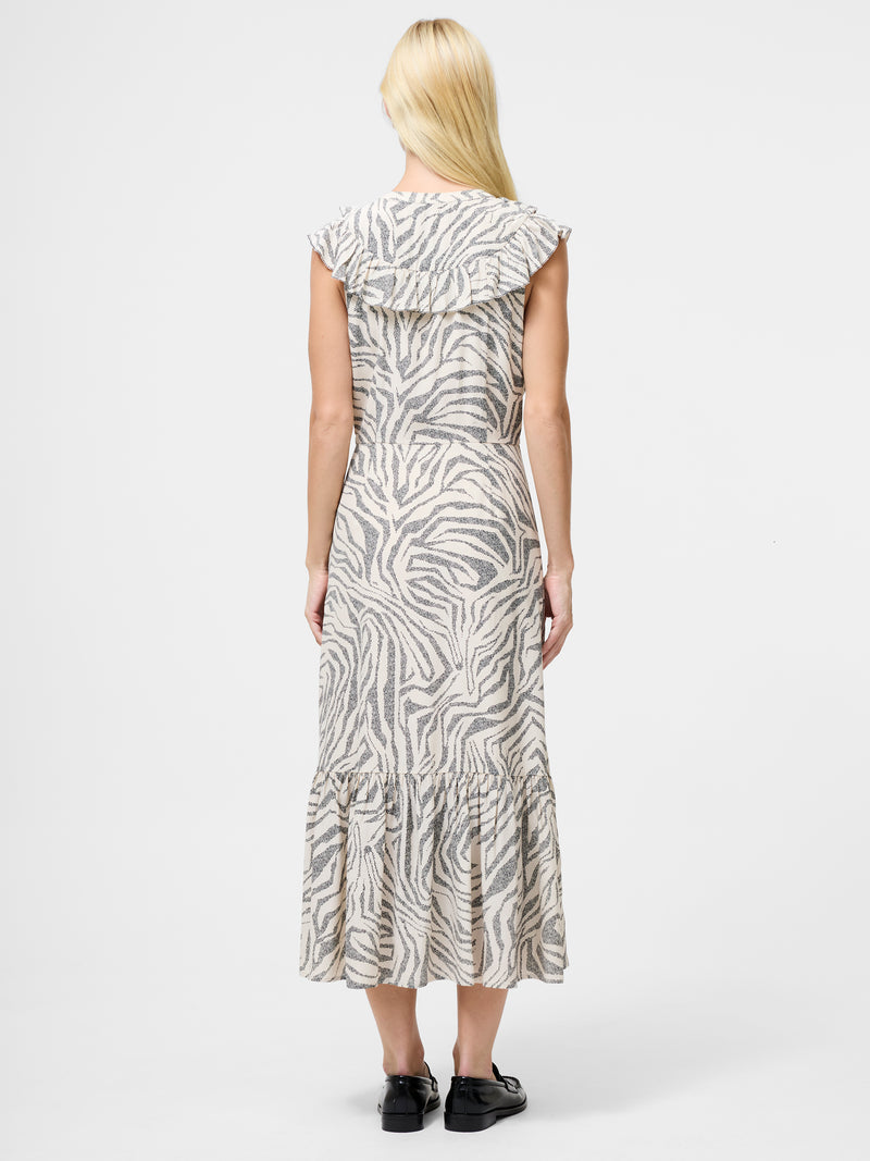 Josie Eco Delphine Ruffle Midi Dress