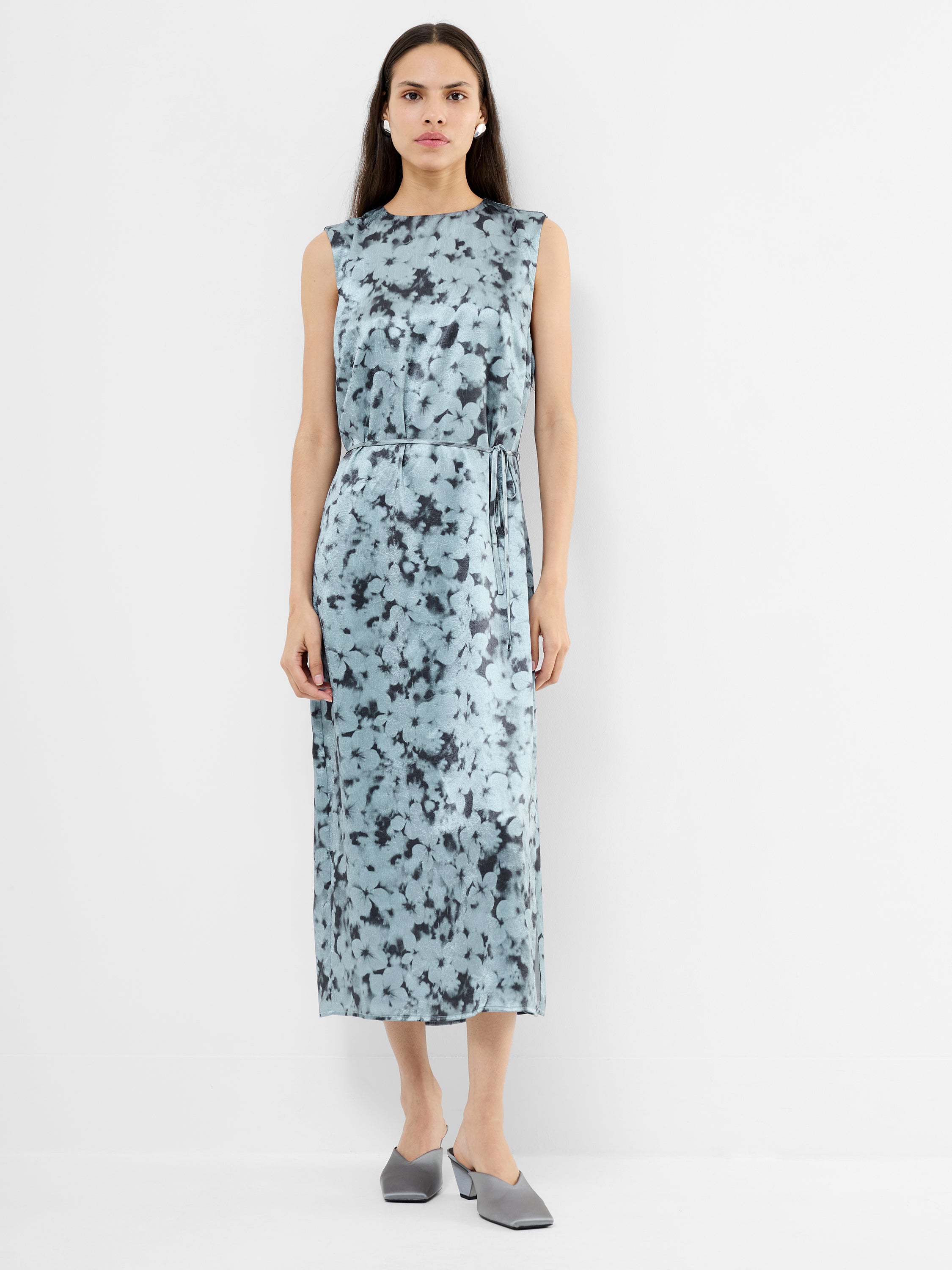 Cassie Emile Crinkle Midi Dress