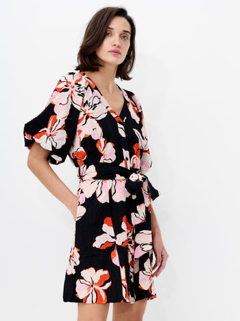 Milani Rhian Puff Sleeve Mini Dress