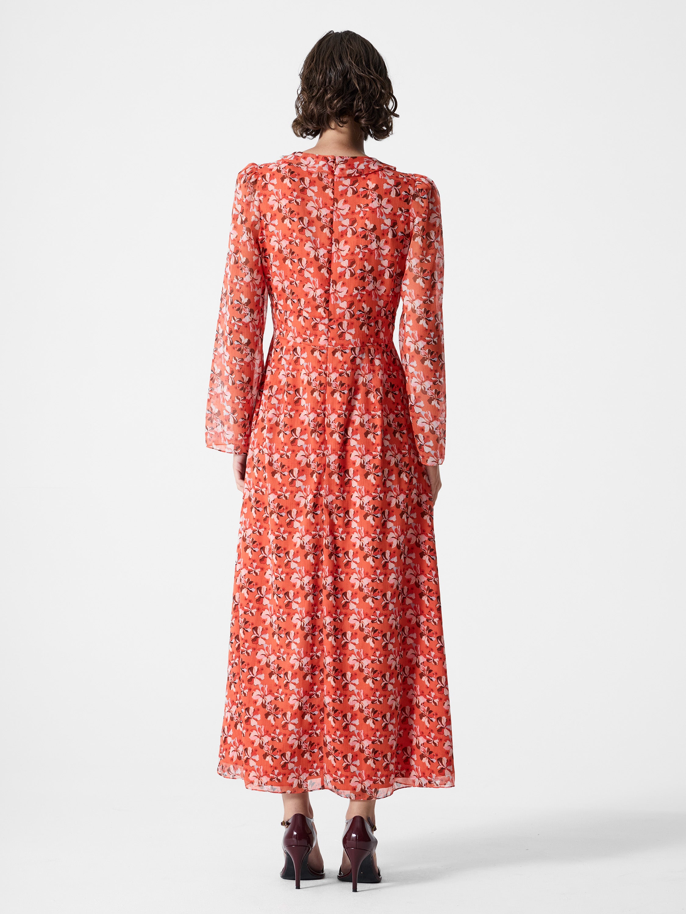 Rebecca Emina V Neck Dress