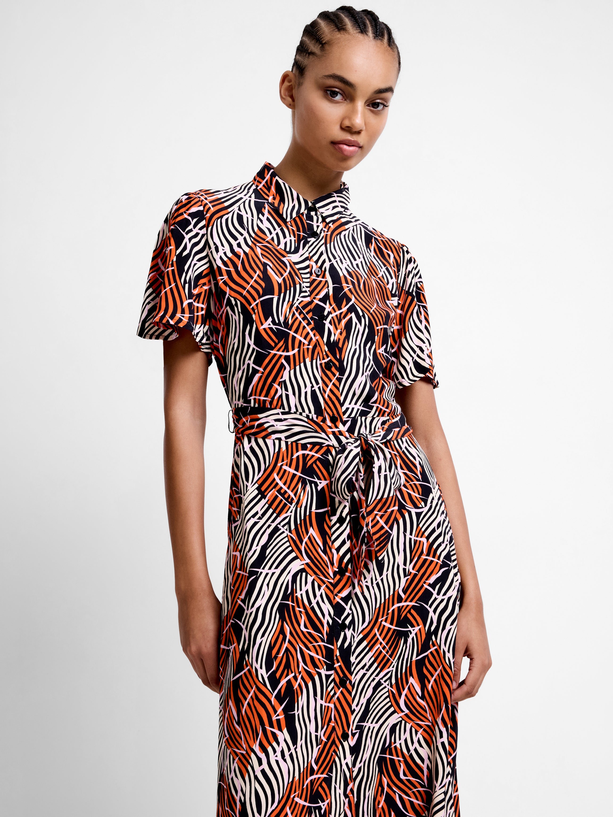 Felicity Eco Lizzy Tie Waist Dress