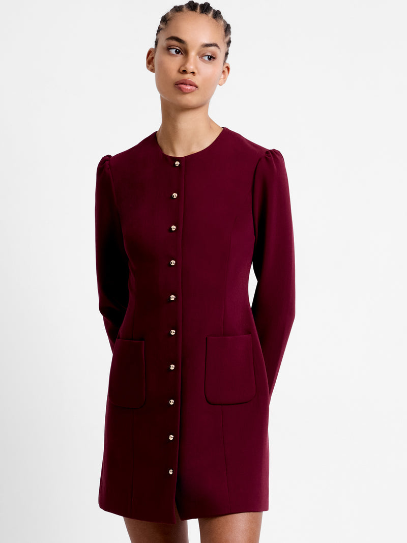 Celie Button Through Mini Dress