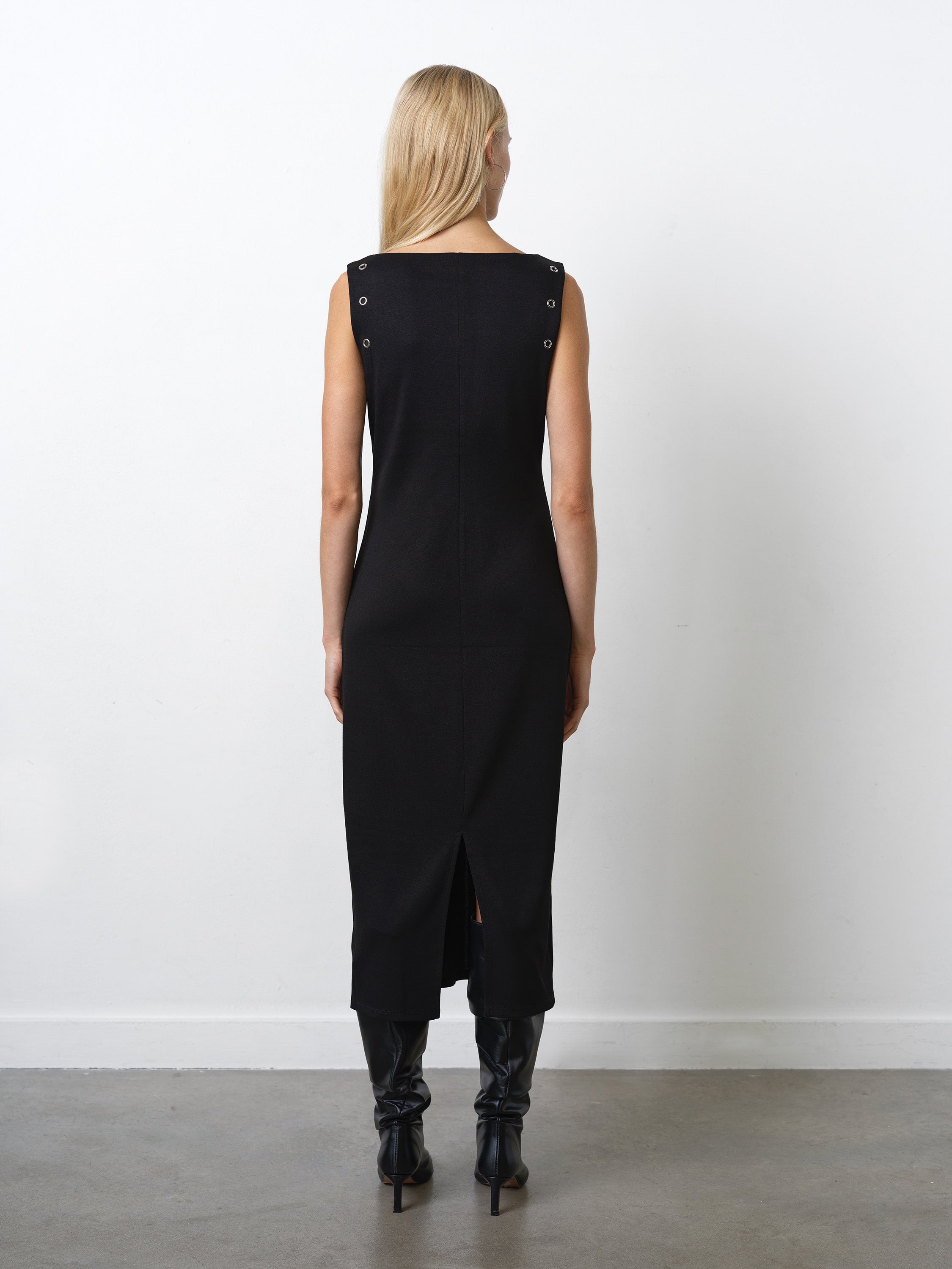 Orla Jersey Eyelet Midi Dress