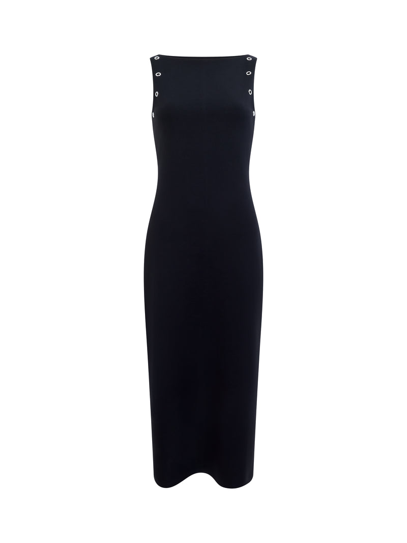 Orla Jersey Eyelet Midi Dress