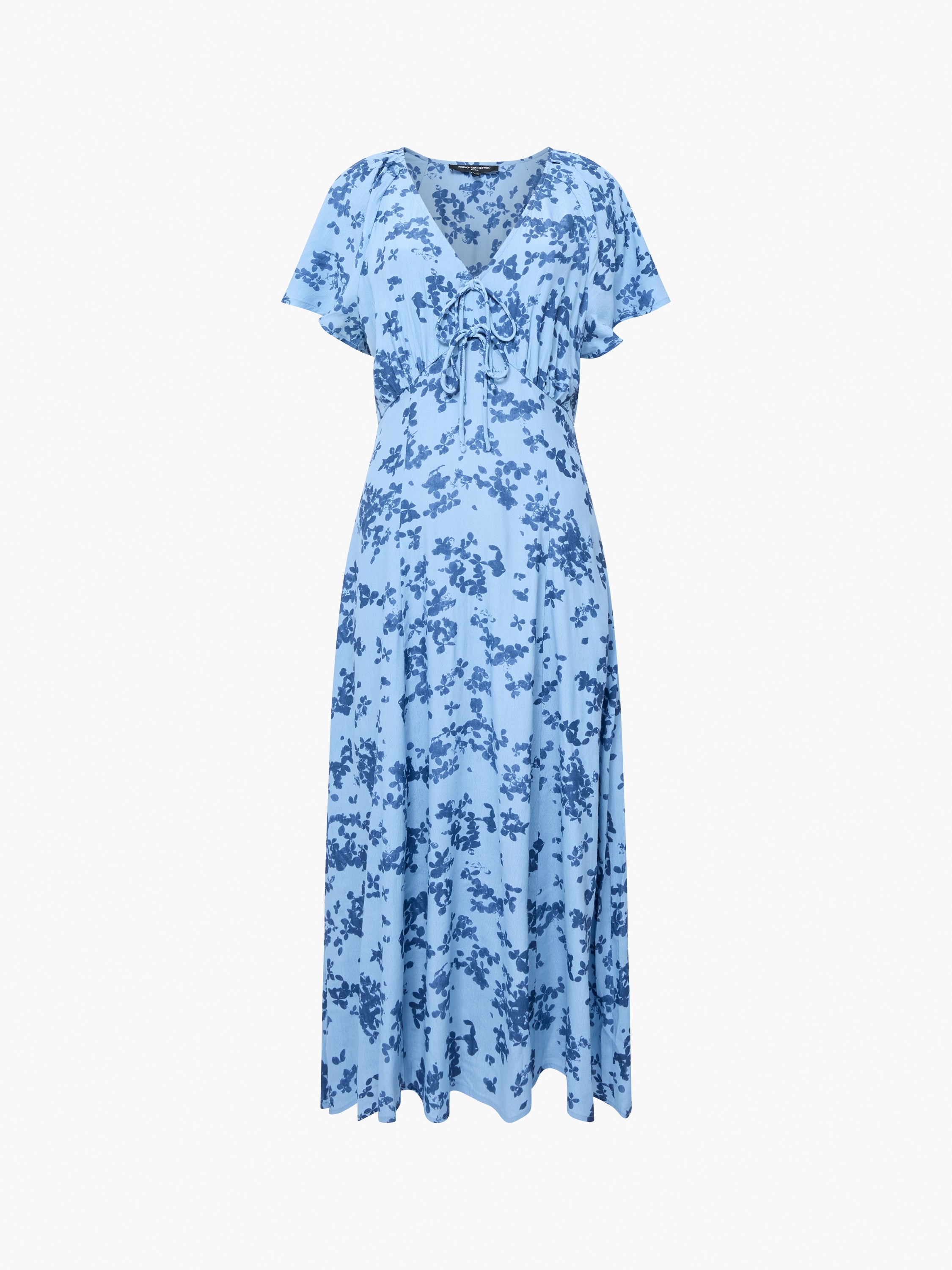 Isla Lizzie Eco Crepe V-Neck Midi Dress