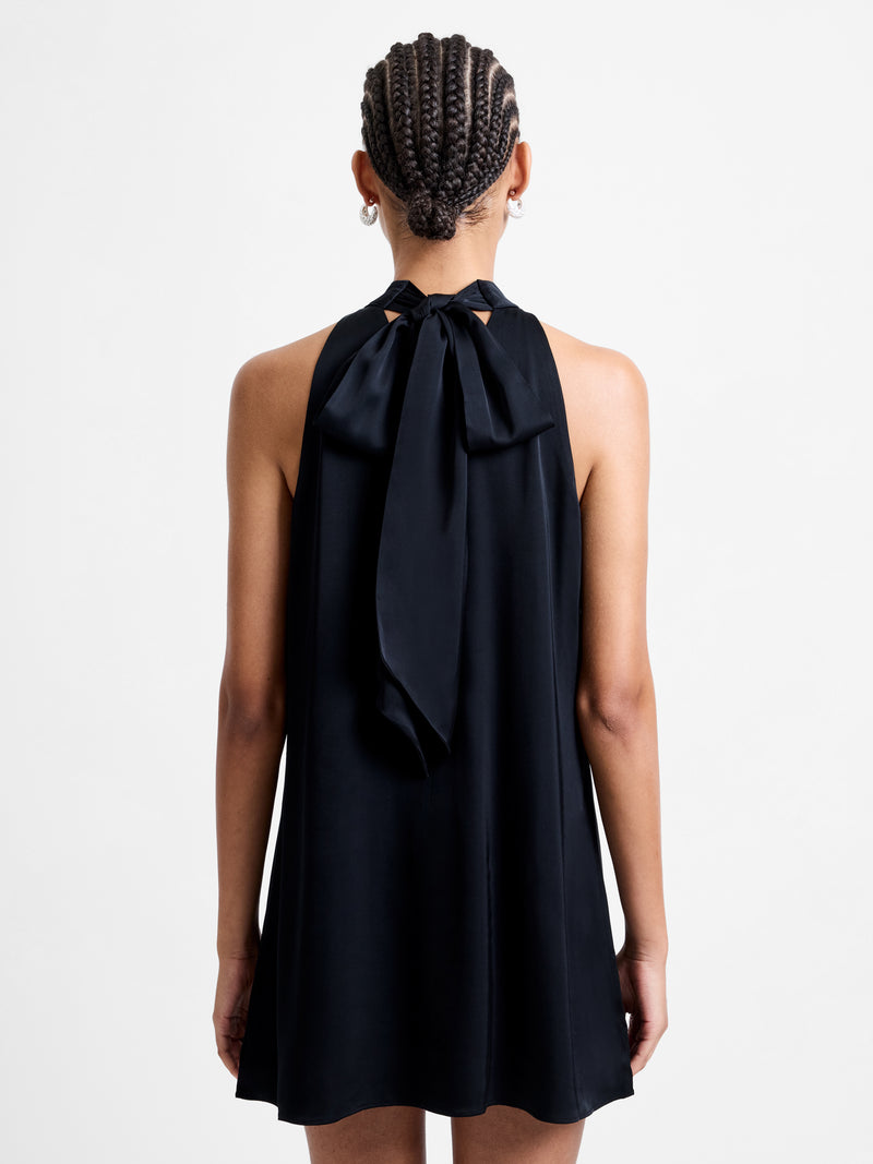 Ennis Eco Satin Babydoll Mini Dress