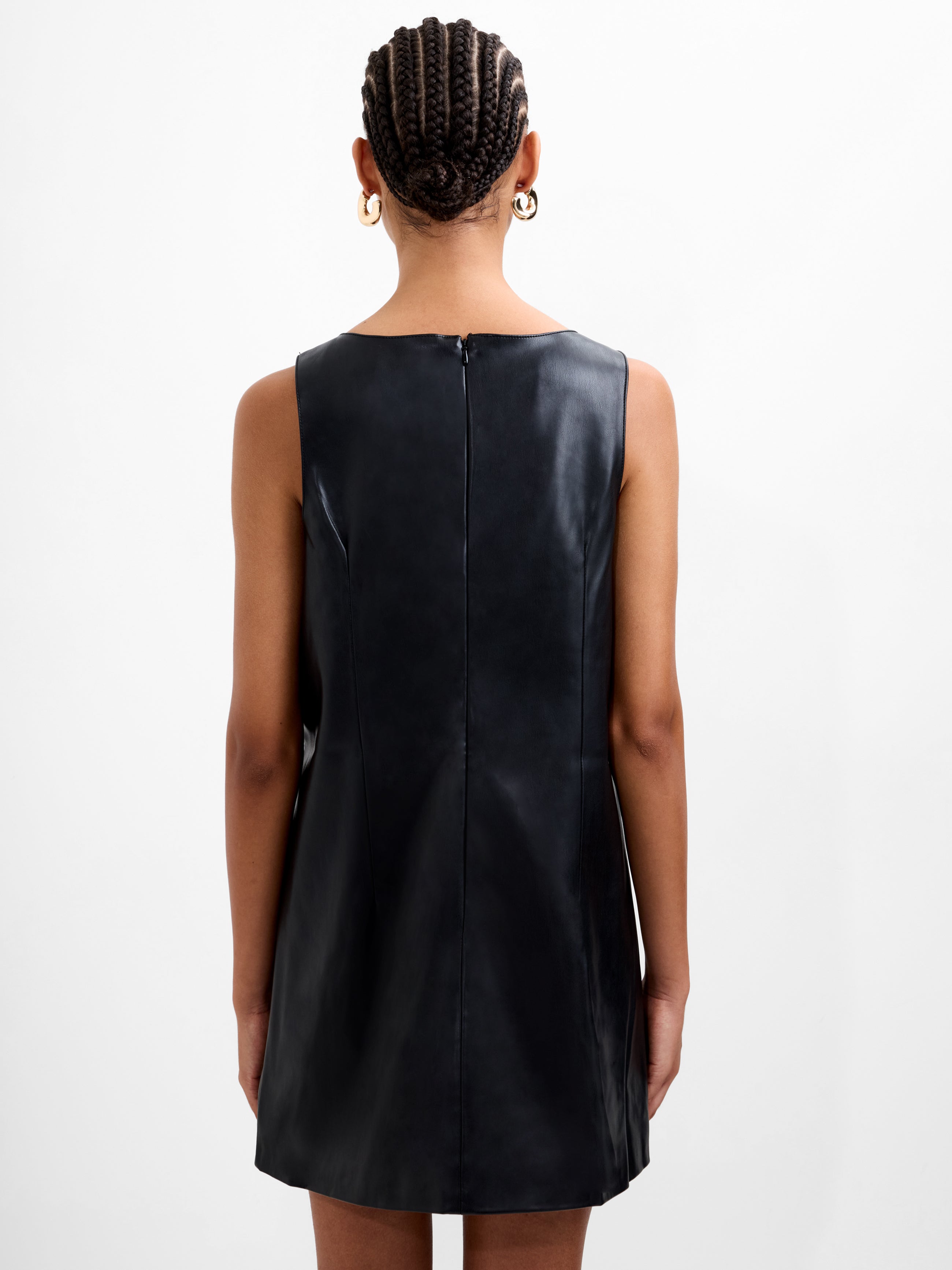 Dessa Faux Leather Mini Dress
