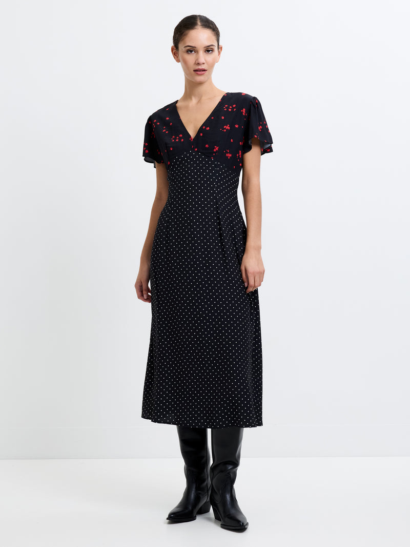 Floramour Spot Tea Dress