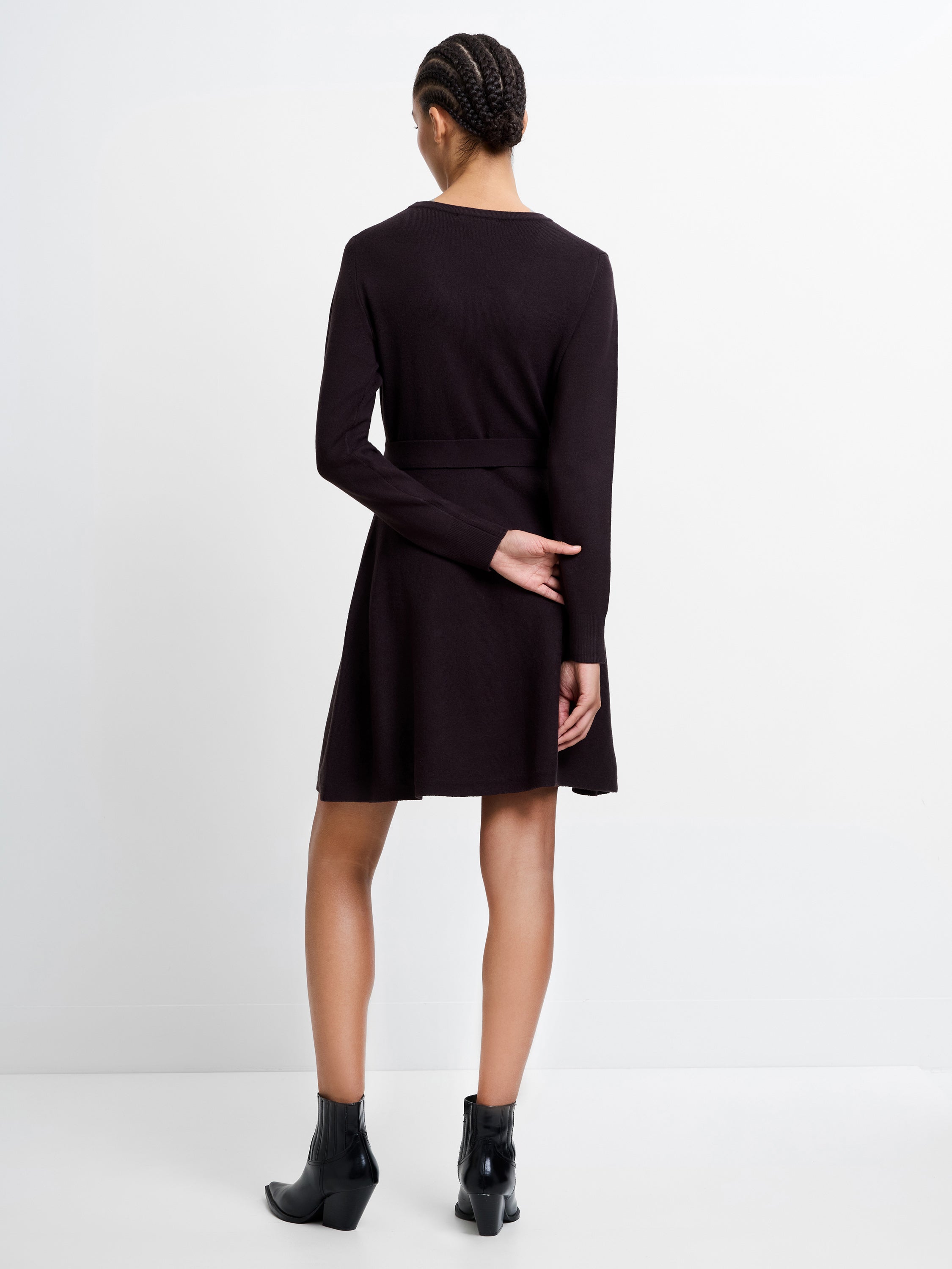 Babysoft Wrap Mini Dress