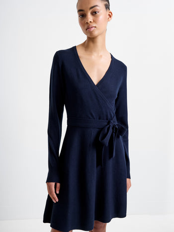 Babysoft Wrap Mini Dress