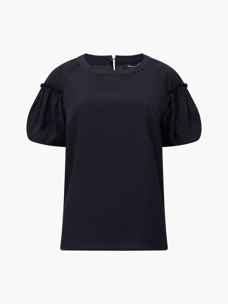 Crepe Light Puff Sleeve Top