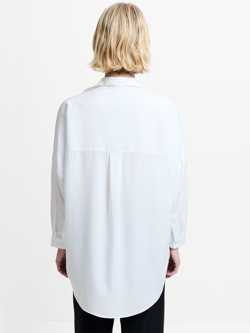 Rhodes Recycled Crepe Popover Shirt