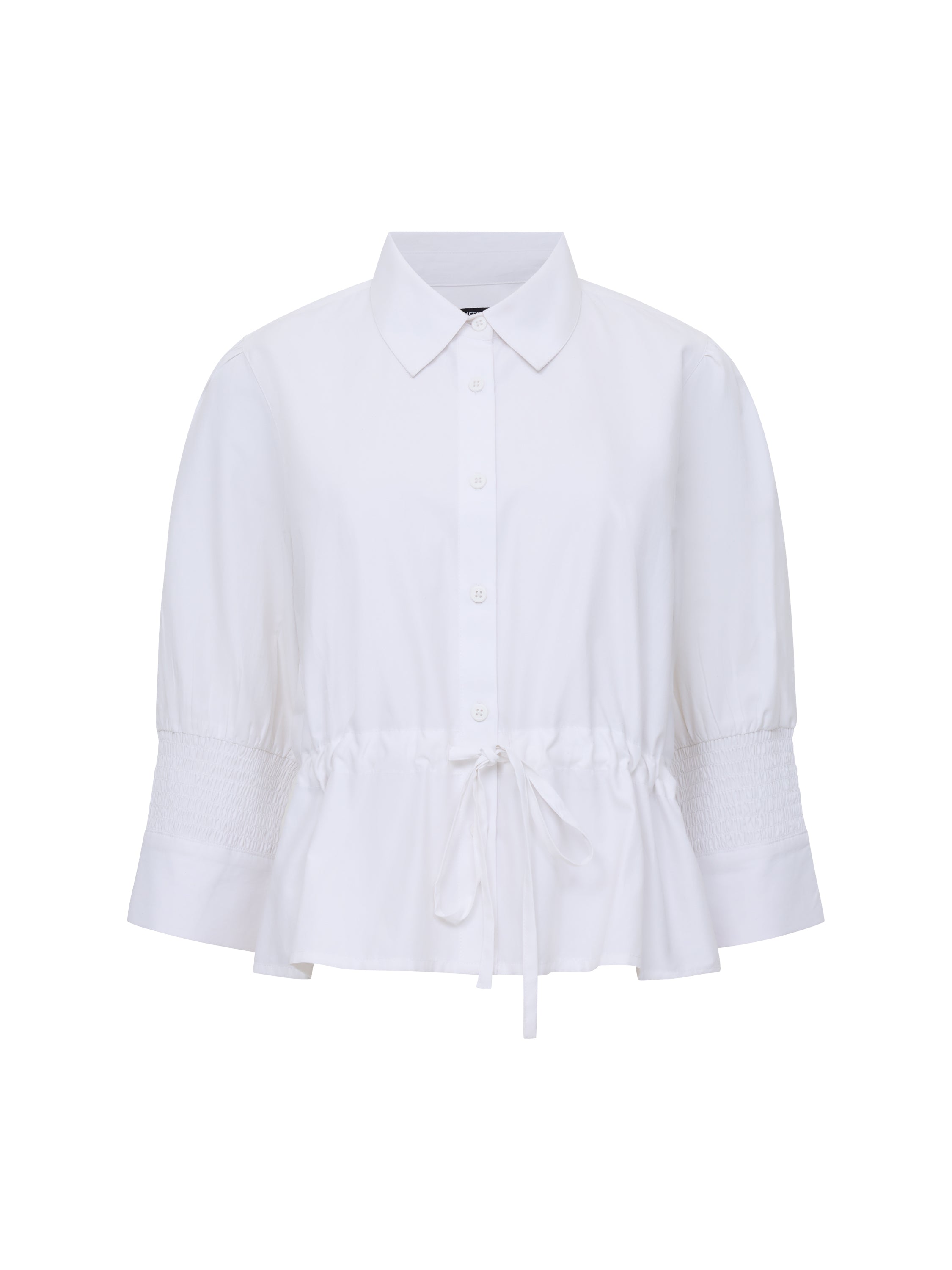 Era Poplin Collared Top