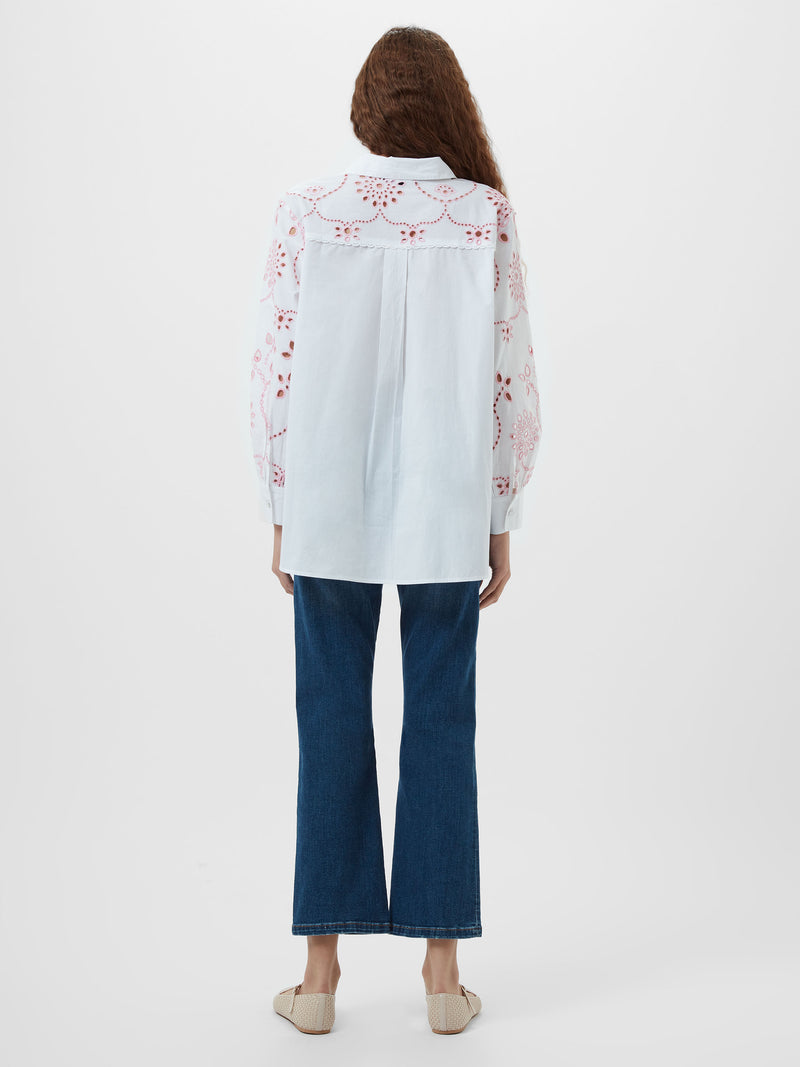 Cambria Cotton Embroidered Long Sleeve Shirt