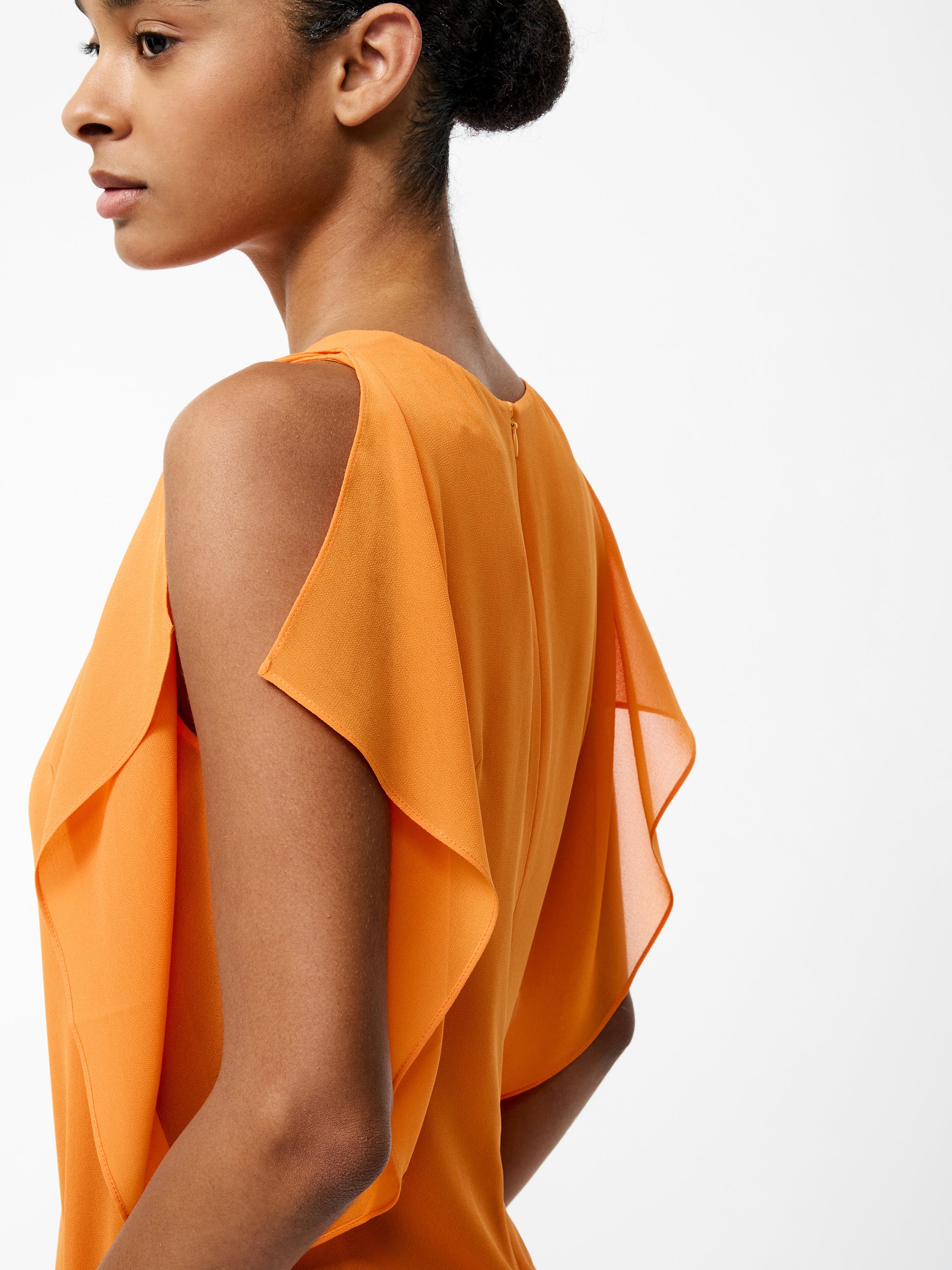 Eden Georgette Flutter Sleeve Top