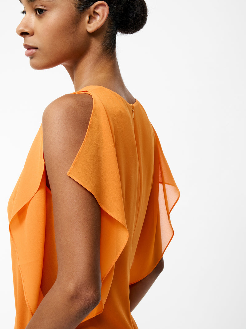 Eden Georgette Flutter Sleeve Top