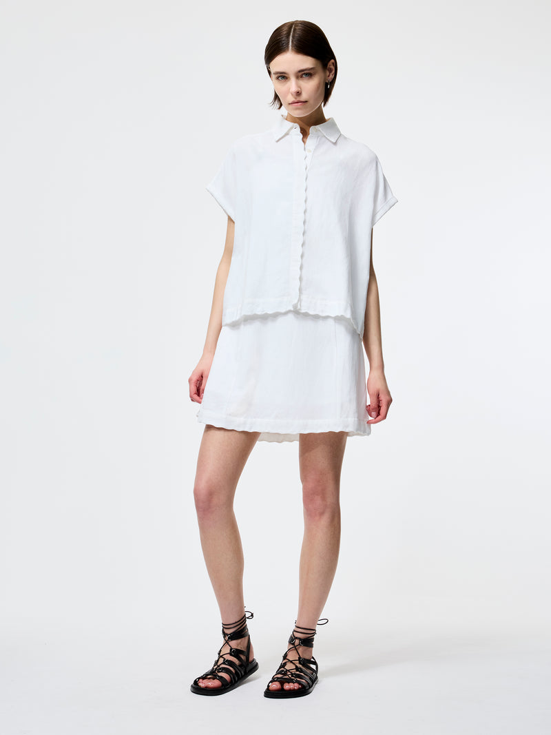 Ariette Linen Short Sleeve Shirt