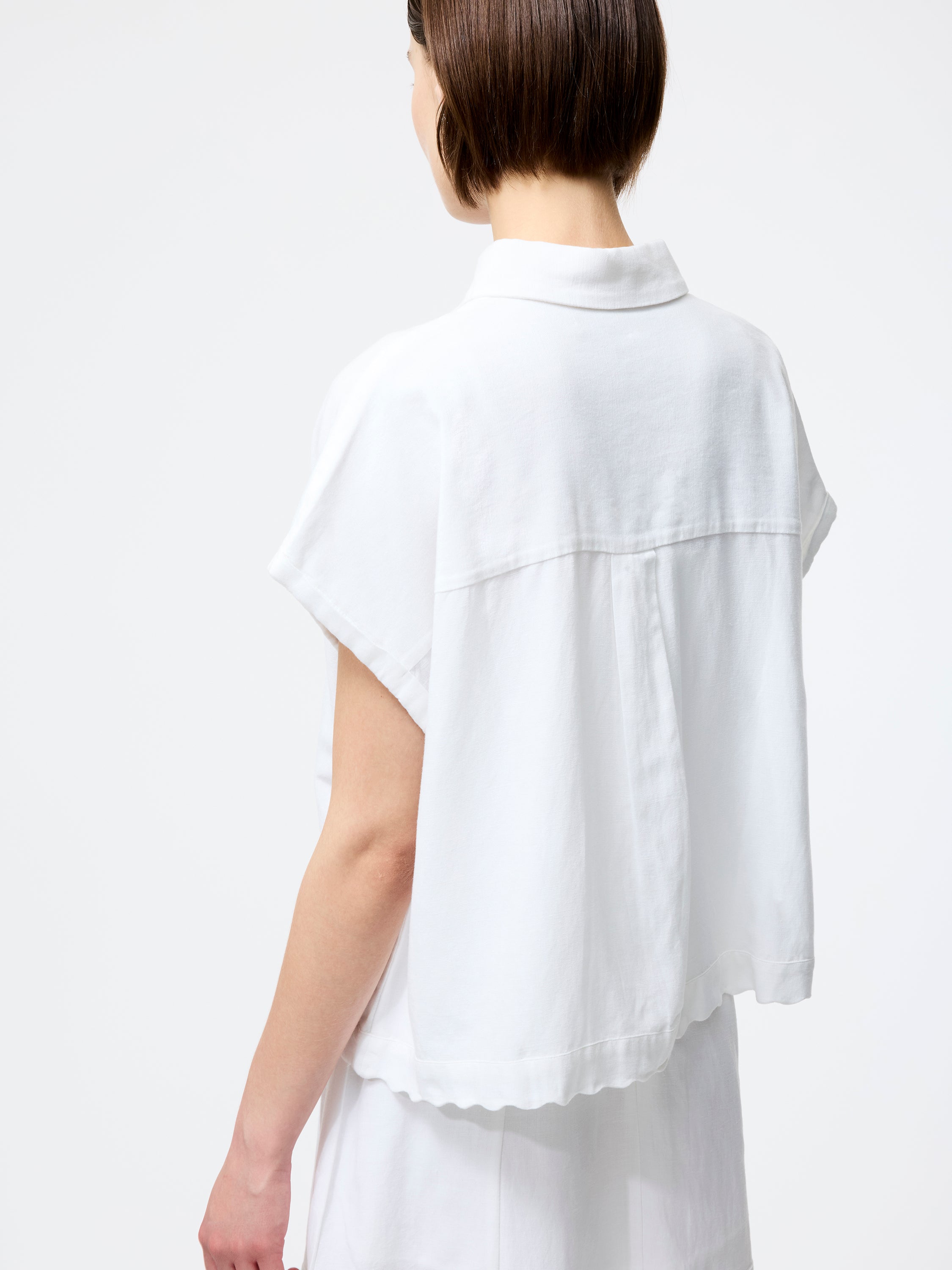 Ariette Linen Short Sleeve Shirt