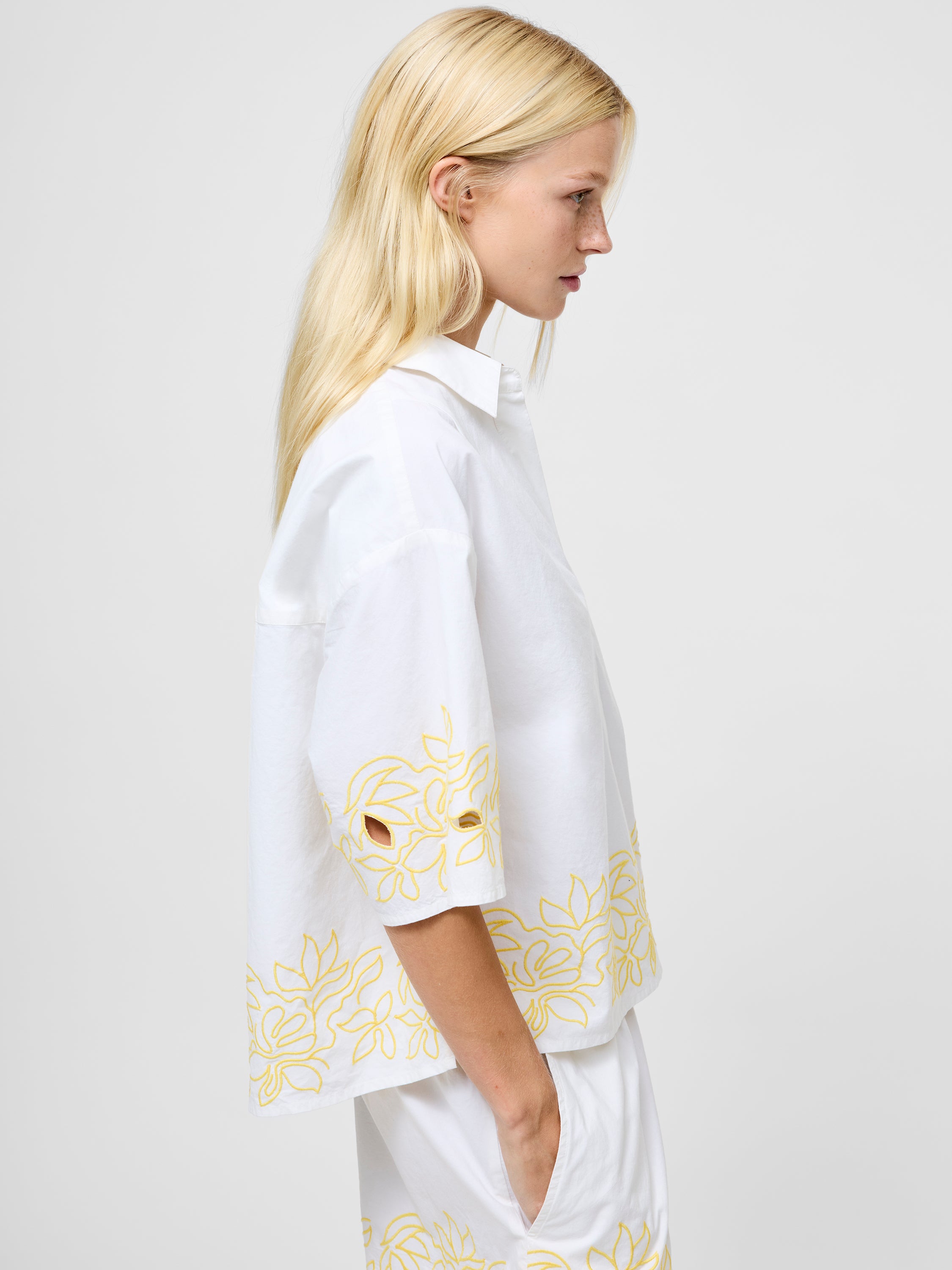 Alissa Cotton Popover Shirt