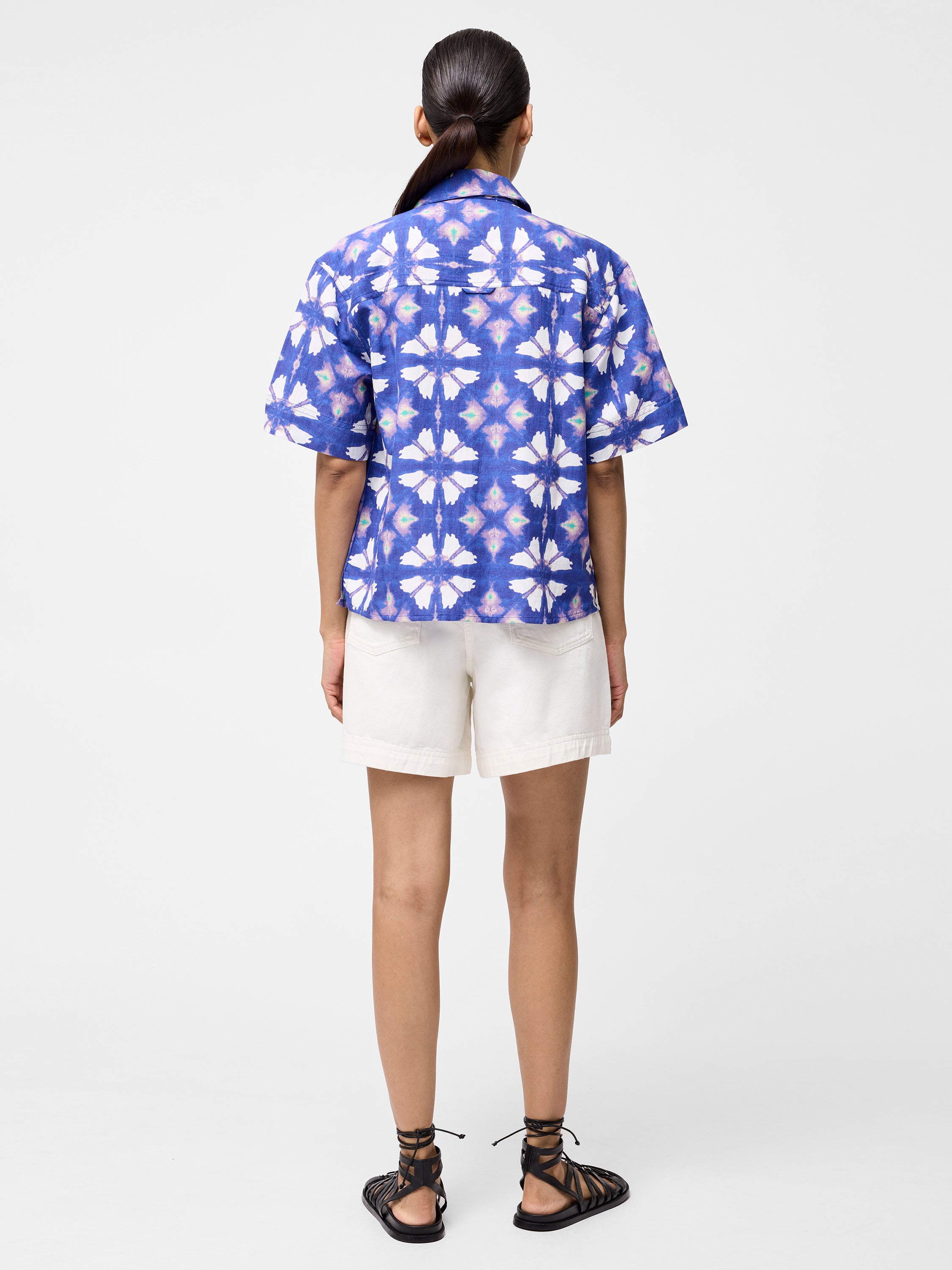 Dory Linen Blend Short Sleeve Shirt