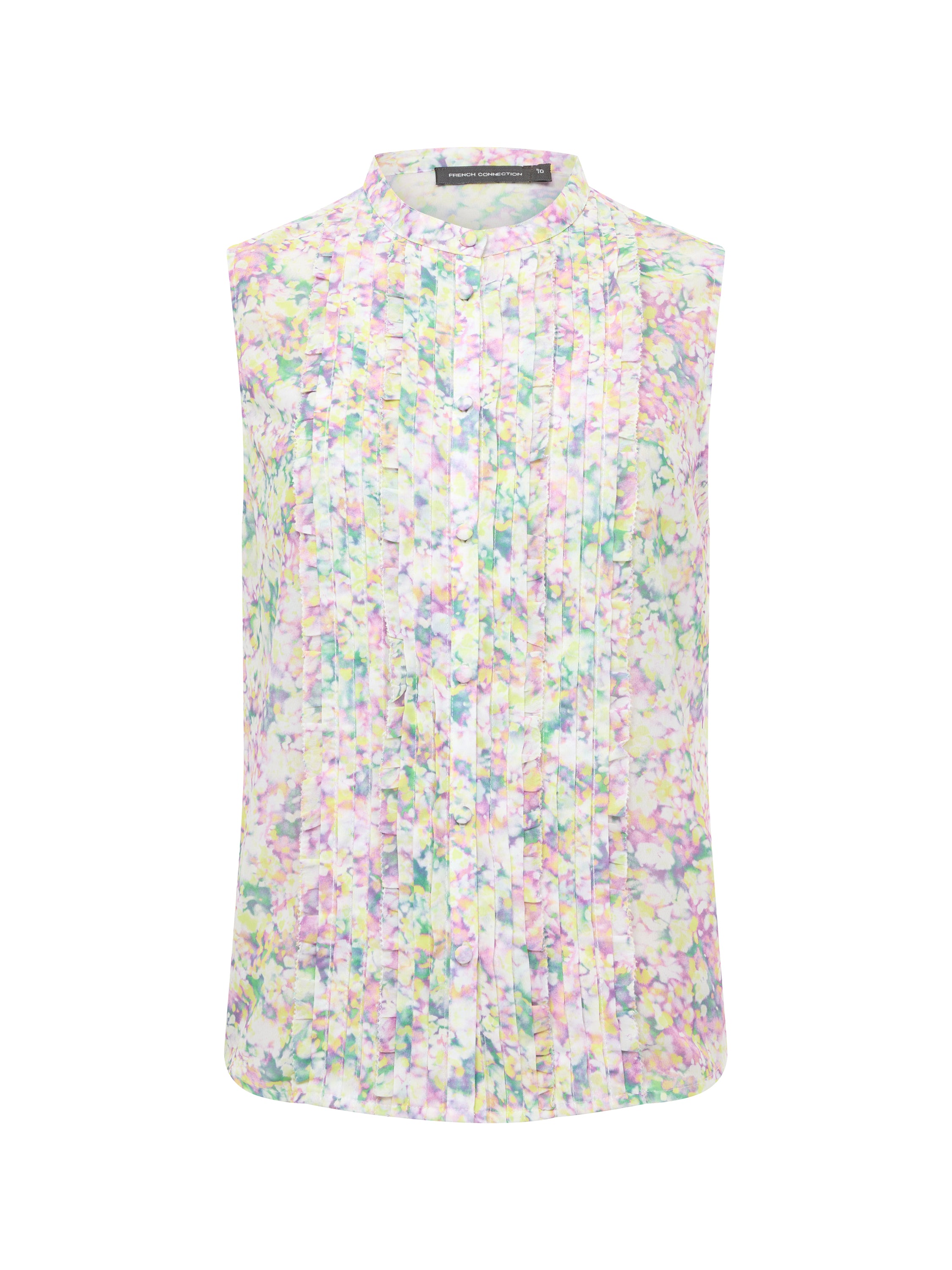 Donna Ruffle Sleeveless Top