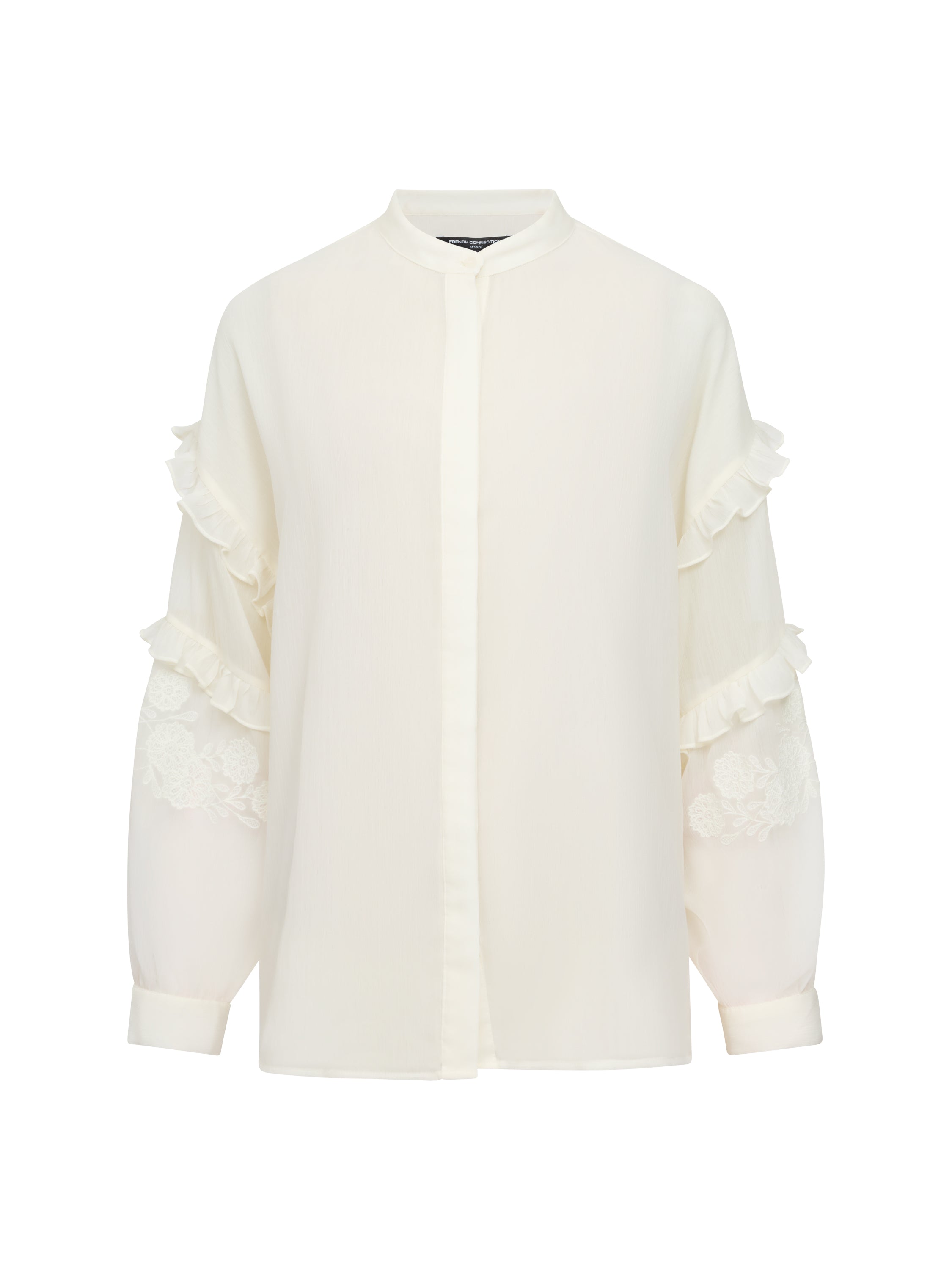 Emina Chiffon Embroidered Shirt