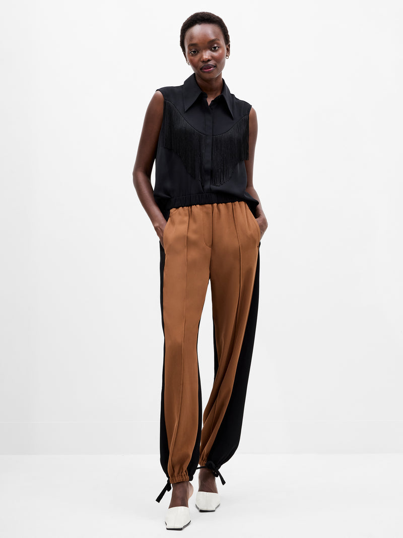 Mila Sleeveless Fringed Top