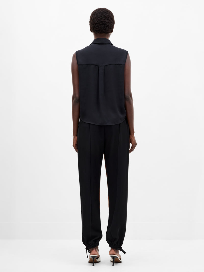 Mila Sleeveless Fringed Top