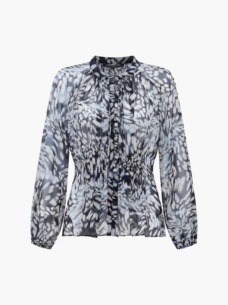 Emina Chiffon Allegra Long Sleeve Top