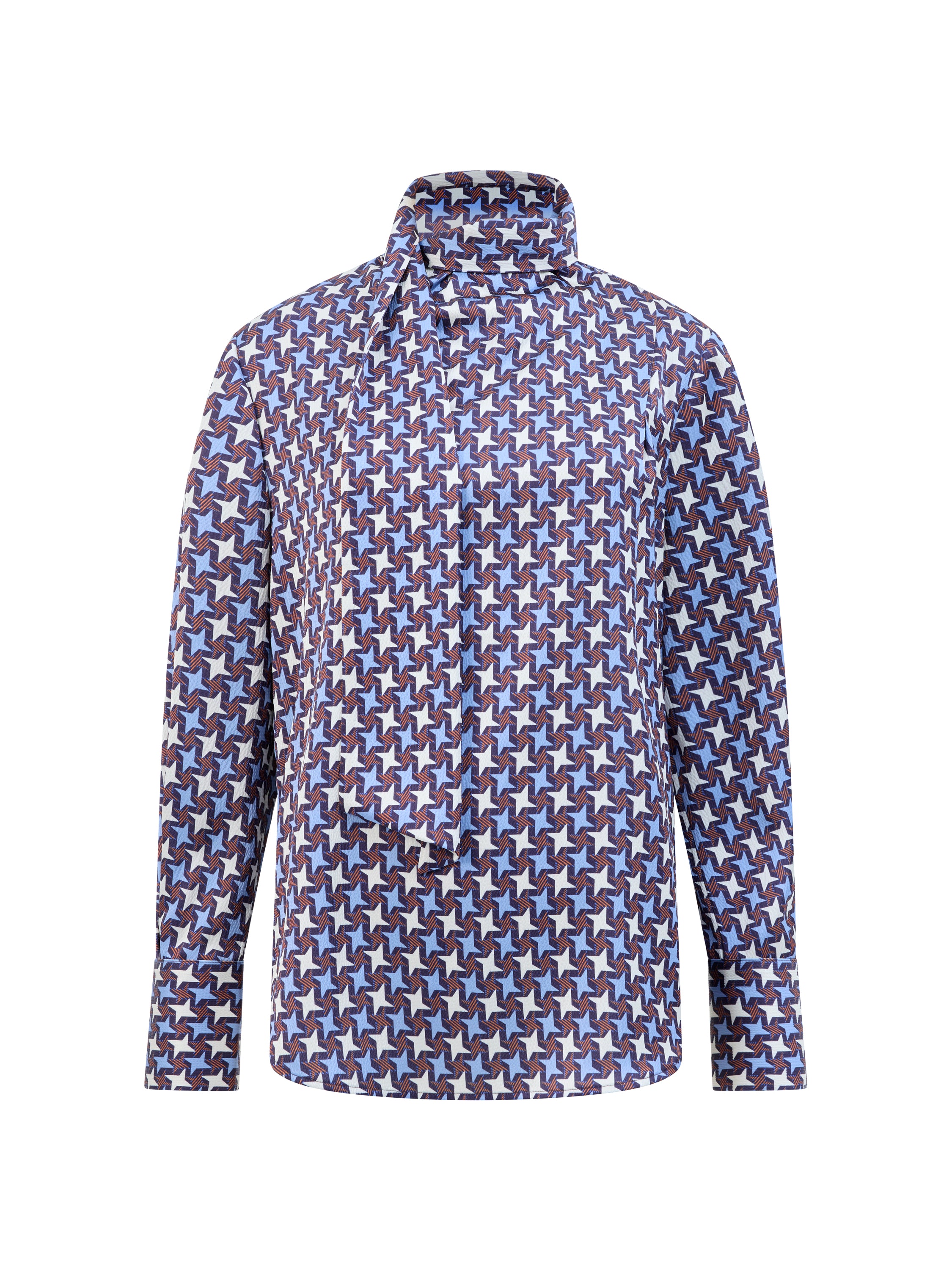 Gloria Dolly Long Sleeve Scarf Blouse