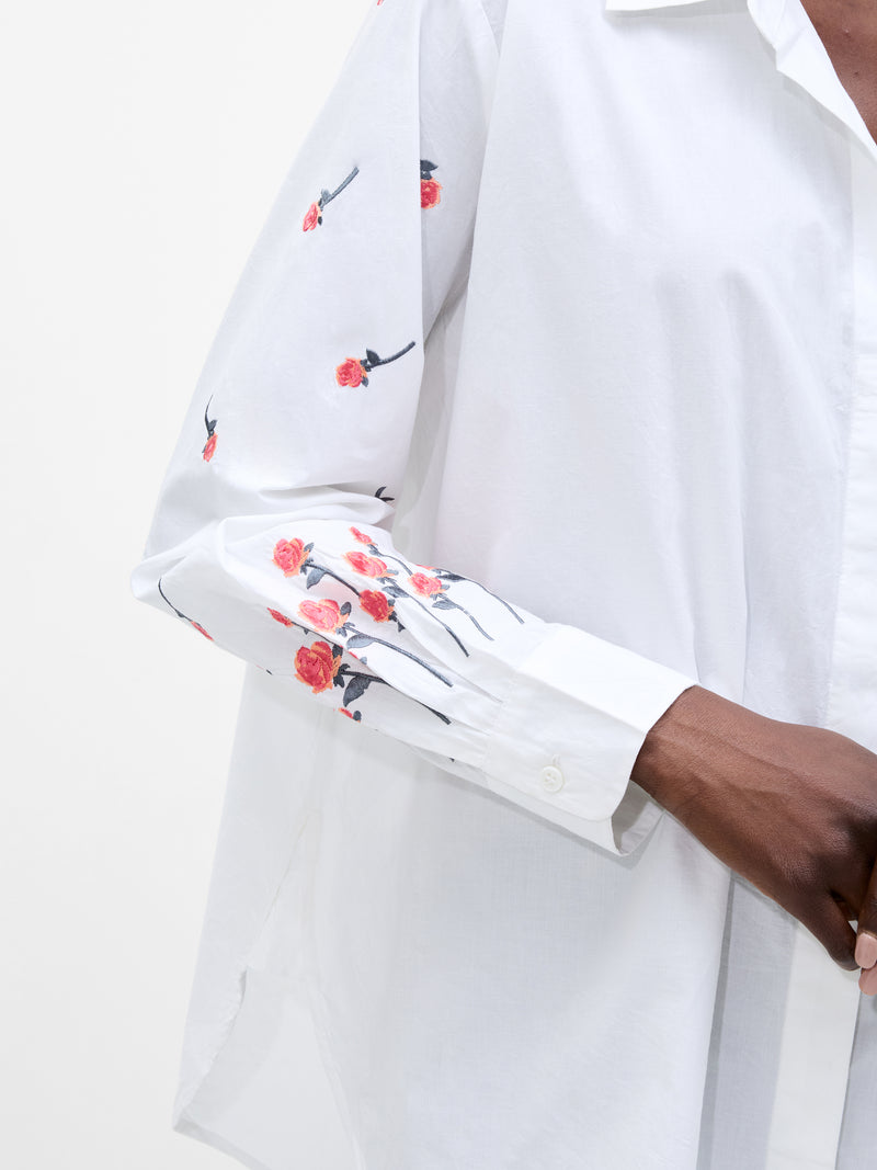 Embroidery Detailed Long Sleeve Shirt