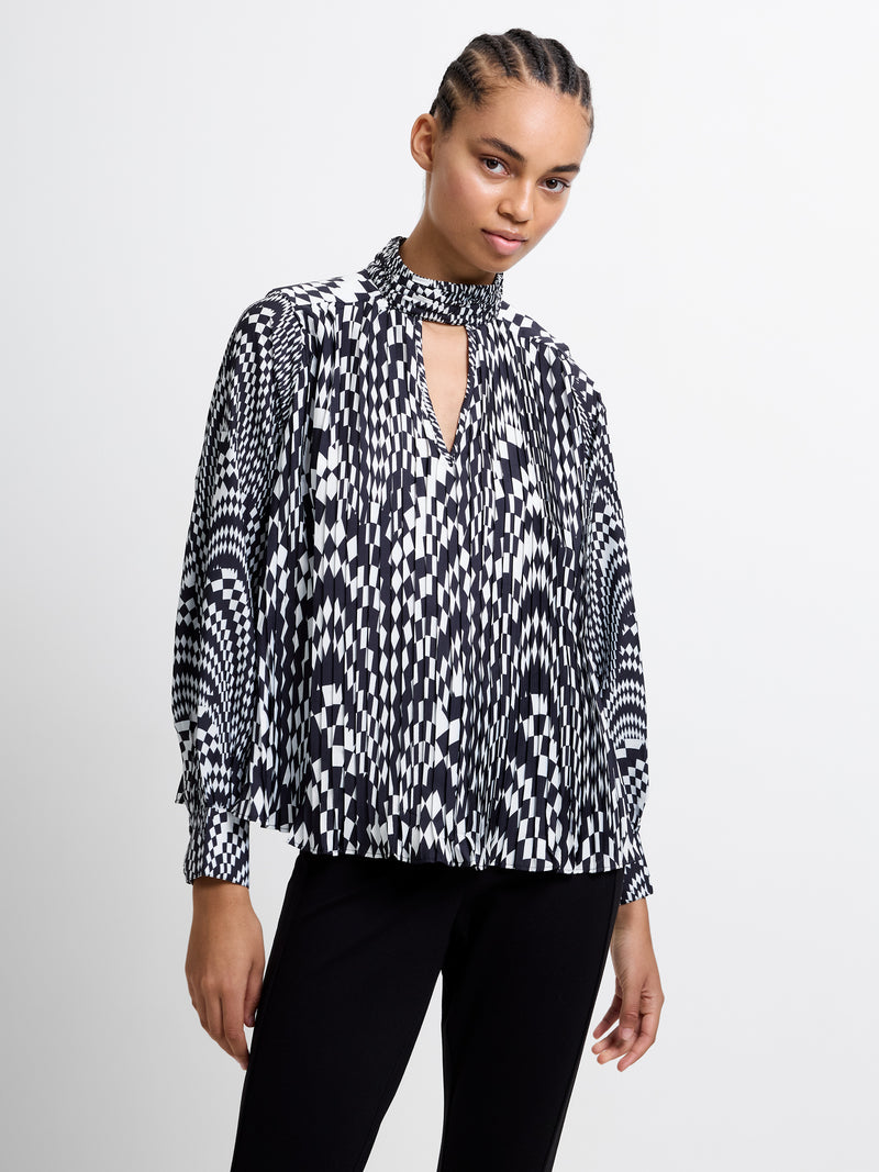 Fern Pleated Top