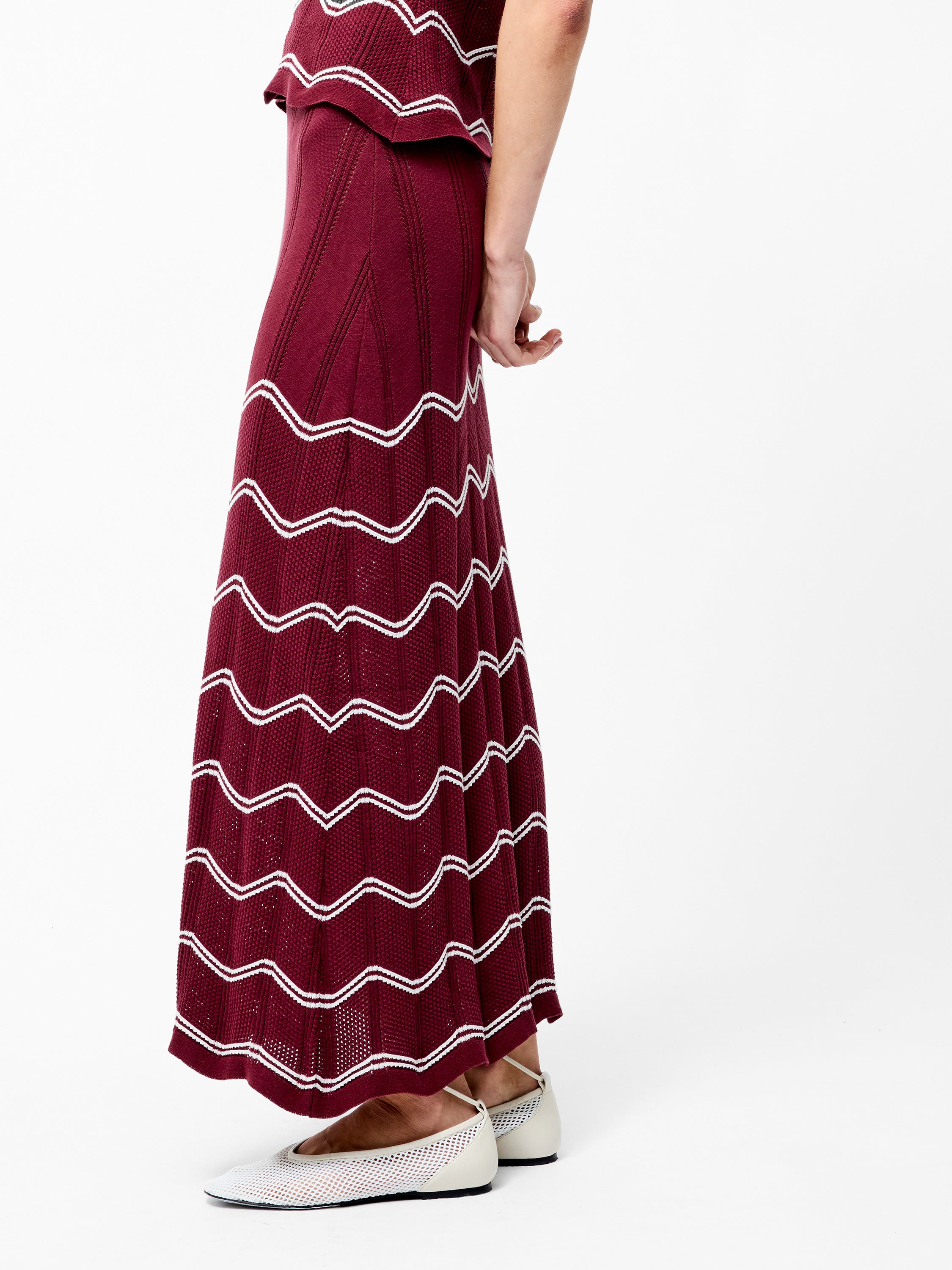 Trudy Crochet Maxi Skirt