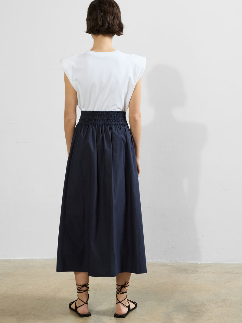Barletta Poplin Square Skirt