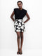 Lora Poly Jacquard Mini Skirt