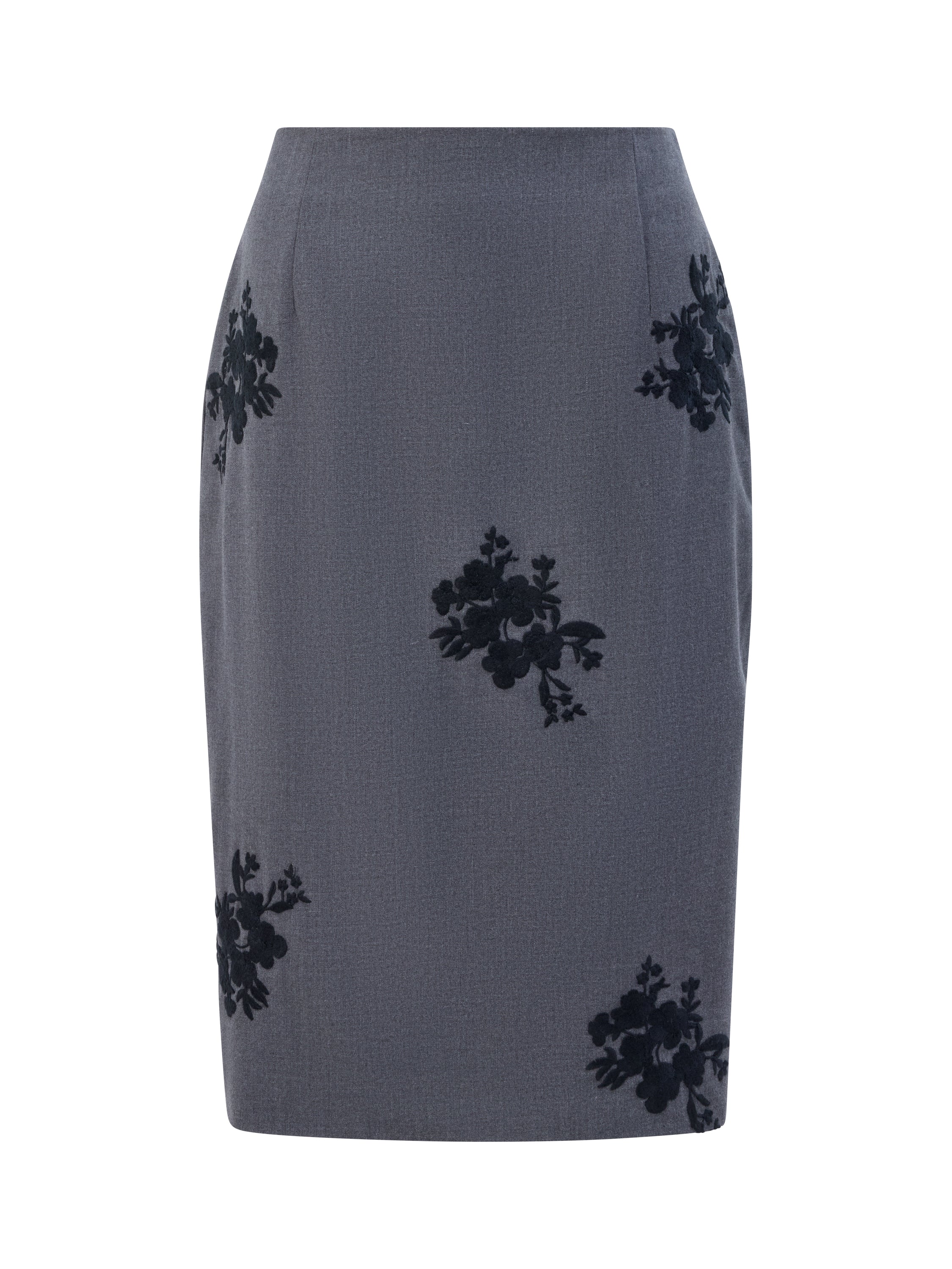 Jamie Tailored Floral Embroidered Skirt