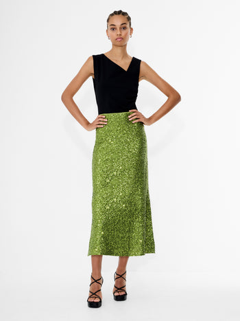 Elena Sequin Midi Skirt