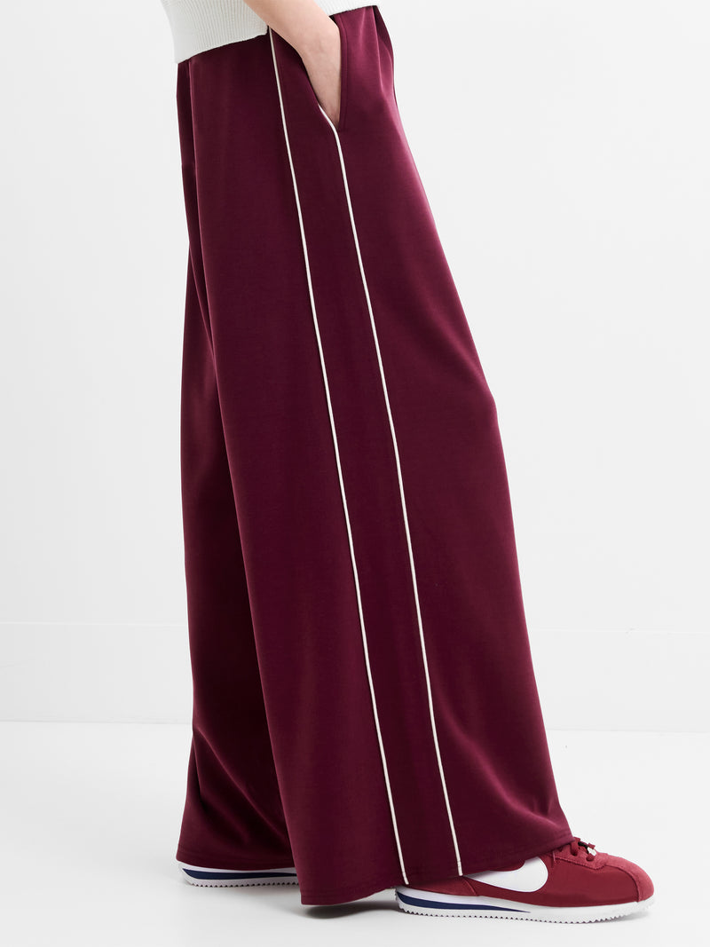 Wren Side Piping Wide Leg Trousers