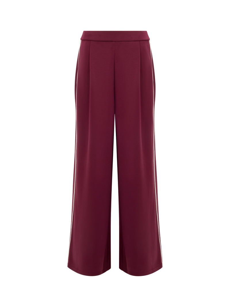Wren Side Piping Wide Leg Trousers